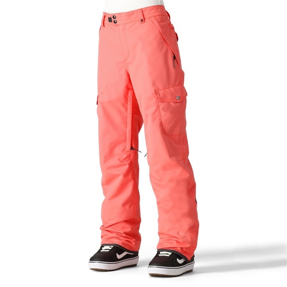 686 Women Mistress Insulated Cargo Snowboard Pants - size Large - Picture 1 of 5